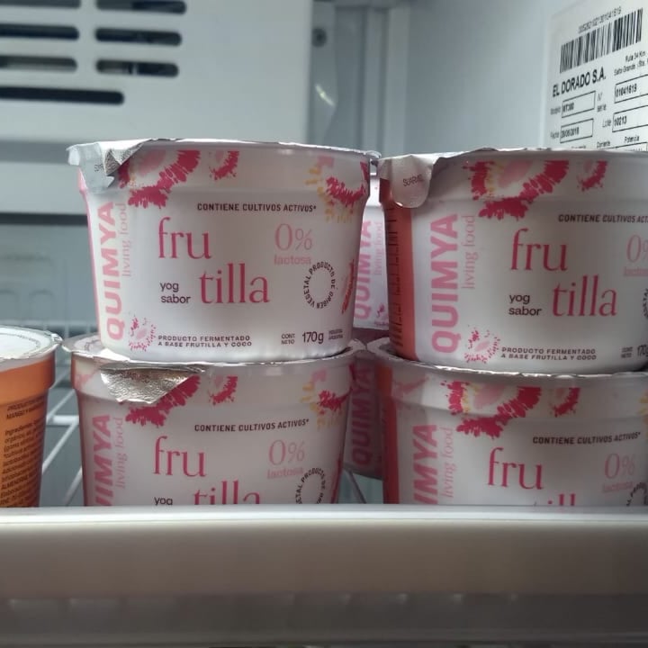 review photo of Quimya Yogur sabor Frutilla shared by @jerogt on 27 Sep 2020 - review