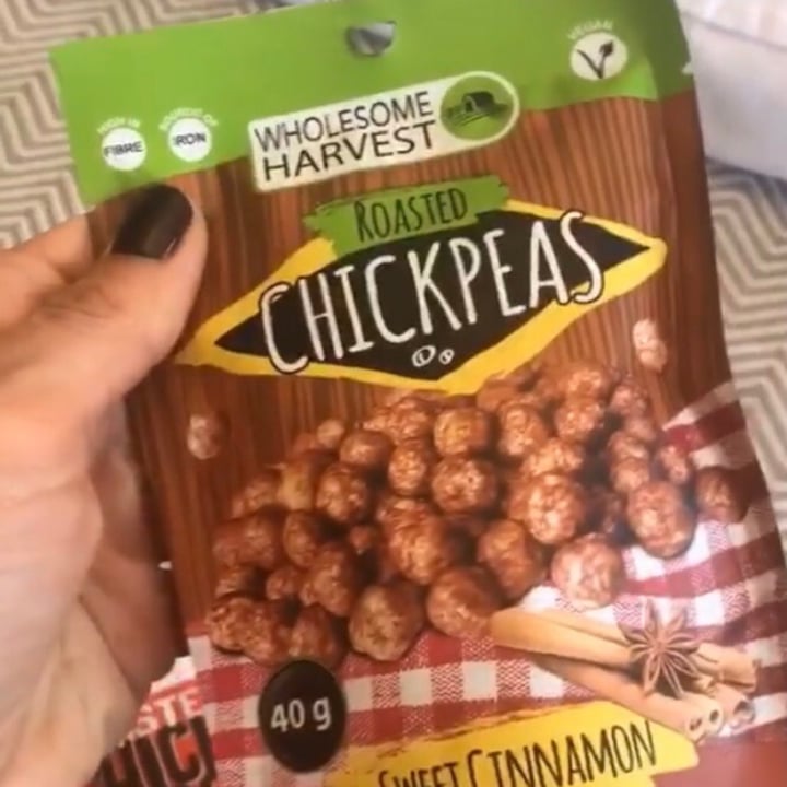 photo of Wholesome Harvest Roasted chickpeas - sweet cinnamon shared by @plantpoweredpayalla on  10 Oct 2020 - review