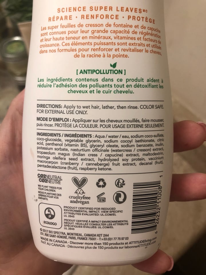 photo of ATTITUDE Super Leaves Volume and Shine shared by @camyot on  16 Aug 2019 - review