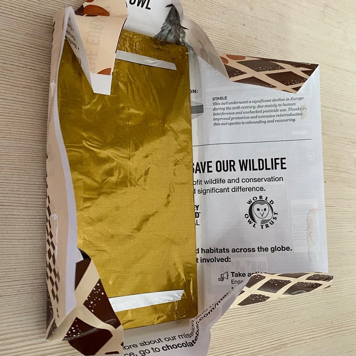 review photo of Endangered Species Chocolate Almonds Sea Salt + Dark Chocolate shared by @thatsassymomo on 30 Jan 2021 - review