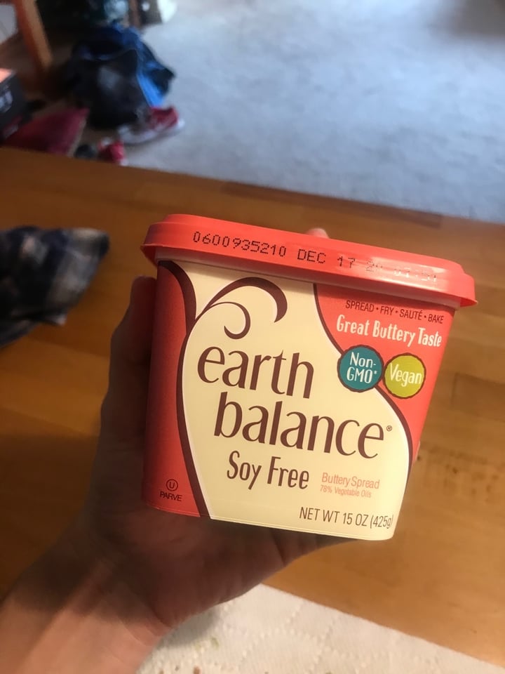 photo of Earth Balance Soy Free Buttery Spread shared by @curvycarbivore on  17 Feb 2020 - review