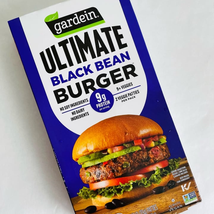 photo of Gardein Ultimate Black Bean Burger shared by @tamiapple on  28 Dec 2021 - review