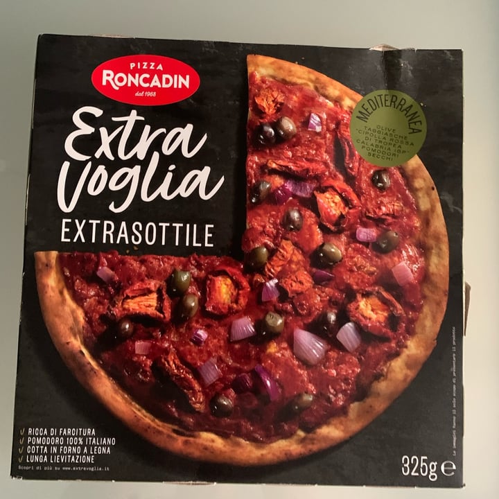 photo of Pizza roncadin Mediterranea Extra Sottile shared by @akelidevi on  26 Jul 2022 - review