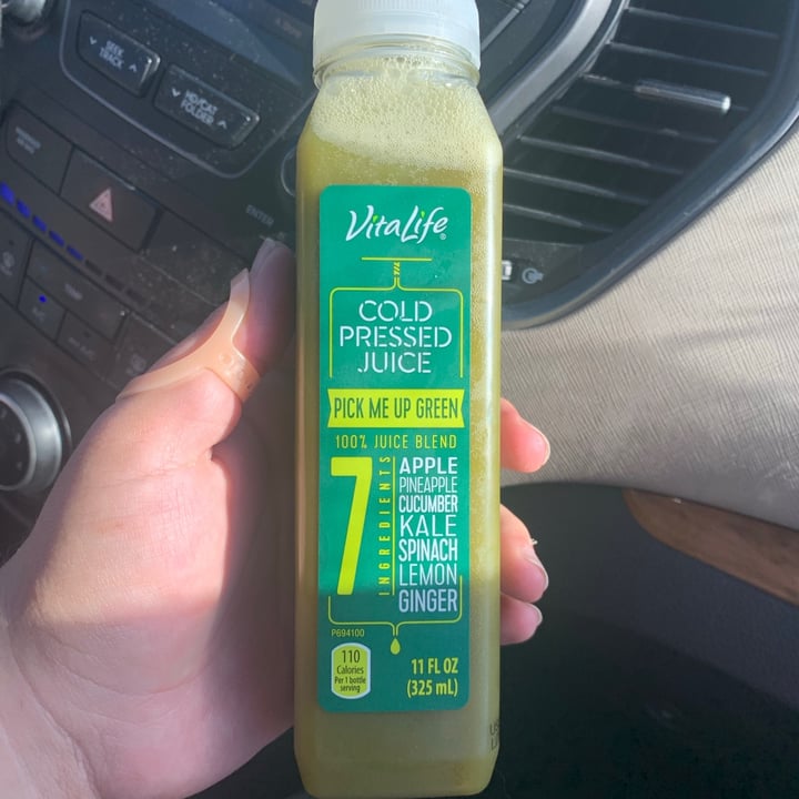review photo of VitaLife Pick Me Up Green Cold Pressed Juice shared by @jupiter on 08 May 2021 - review