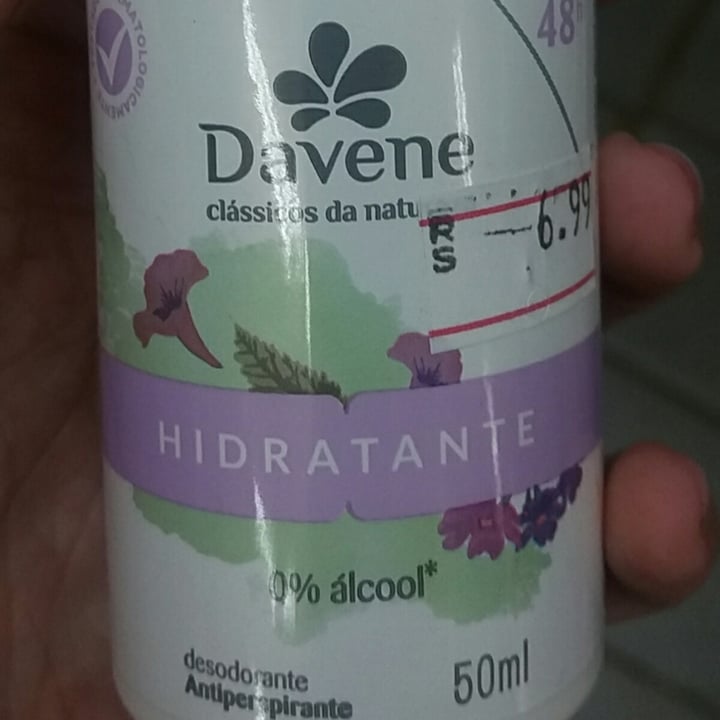 photo of Davene Desodorante 0% álcool shared by @justmememe on  11 Jun 2022 - review
