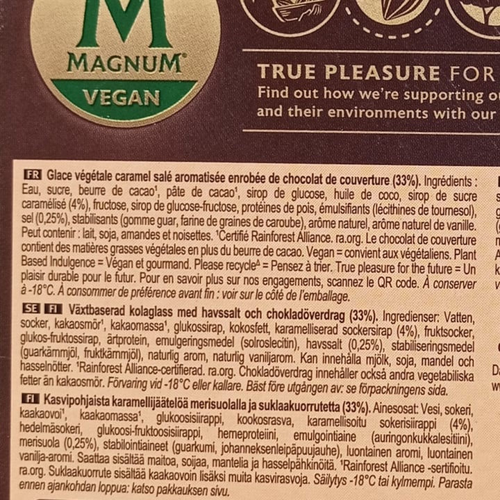 review photo of Magnum Dairy Free Sea Salt Caramel shared by @koyott on 24 Dec 2021 - review