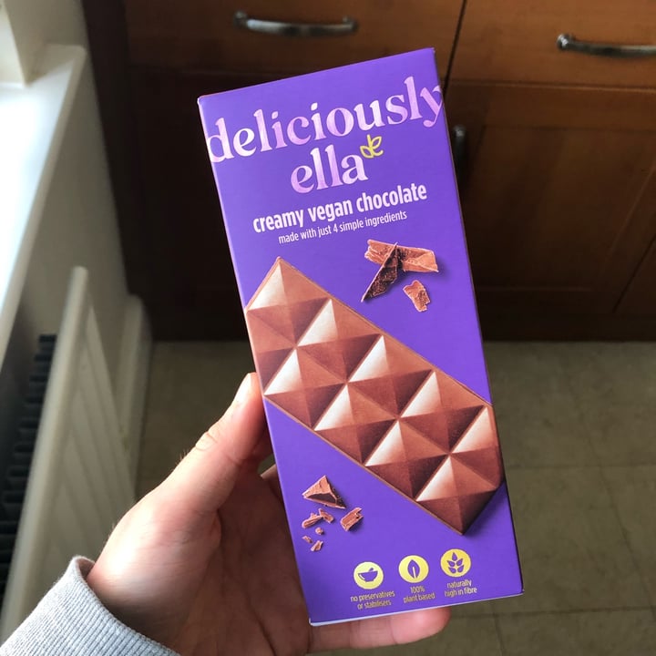 photo of Deliciously Ella Creamy Vegan Chocolate shared by @yourlocalvegan on  18 May 2022 - review