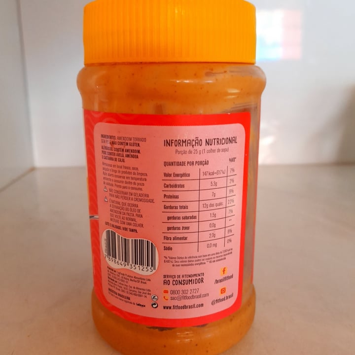 review photo of Fit Food Pasta De Amendoim Cremosa shared by @melyssarfl on 18 Jan 2022 - review