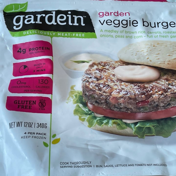photo of Gardein Garden Veggie Burgers shared by @ziokendo on  18 Jul 2021 - review