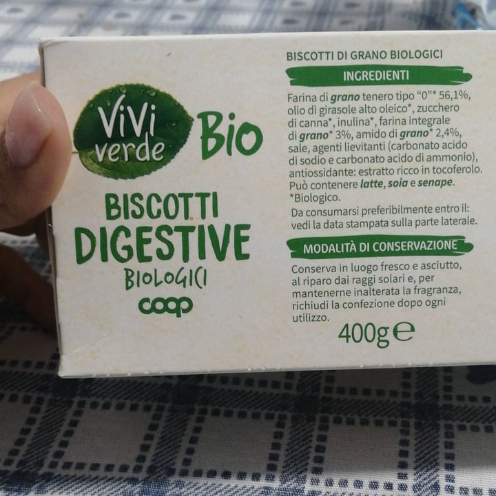 photo of Vivi Verde Coop Biscotti Digestive Biologici shared by @emanuelaa on  27 Apr 2022 - review