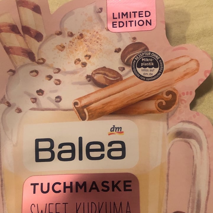 photo of Balea Maschera in tessuto curcuma shared by @fedekikka on  03 Feb 2022 - review