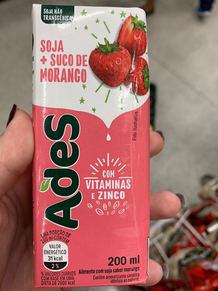 photo of Ades Leche de Soja sabor Fresa con Proteína shared by @beatrizcs on  21 Mar 2020 - review