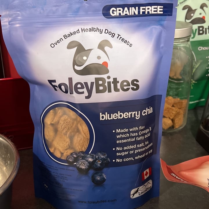 Foley Bites Blueberry Chia Dog Treats Review abillion