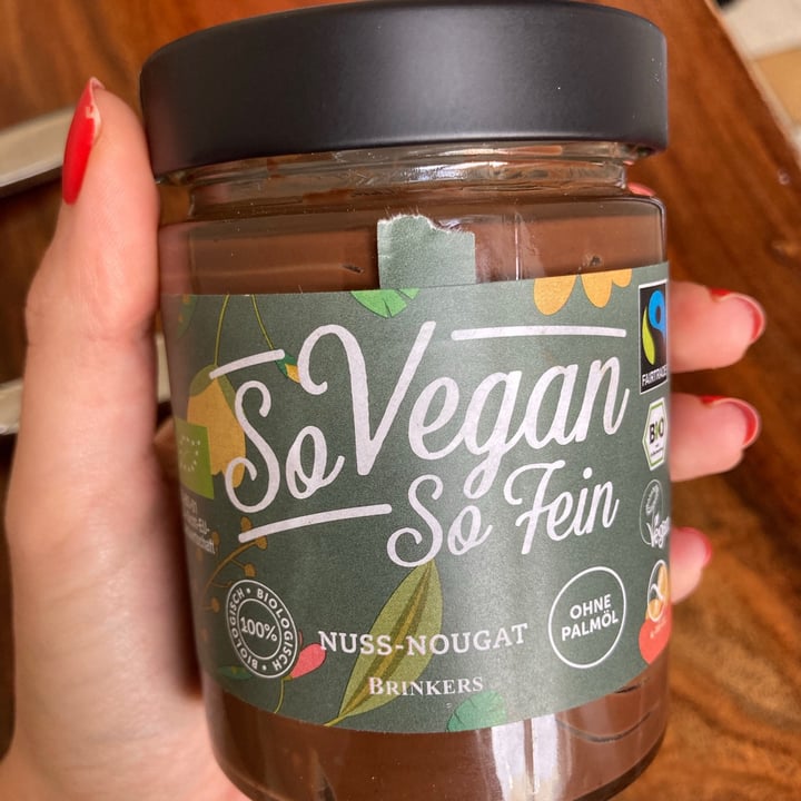 photo of So Vegan So Fein Nuss-Nougat shared by @laragundacker on  25 Jan 2021 - review