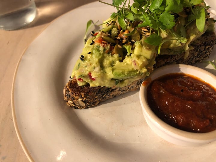 photo of GAIL's Bakery Dulwich Village Avocado Salsa, Toasted seeds & Tomato Relish on seeded sourdough shared by @weebee on  28 Aug 2019 - review
