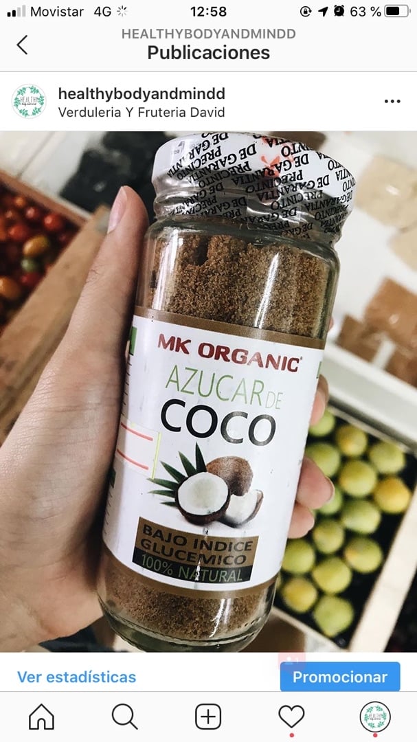 photo of MK ORGANIC Azúcar De Coco shared by @brisacardoso on  20 Jan 2020 - review