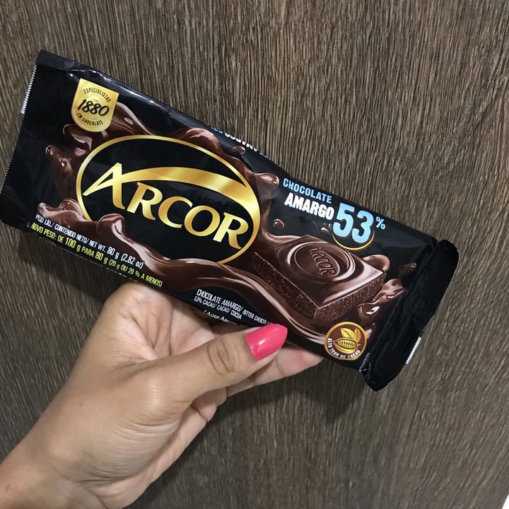 photo of Arcor Chocolate amargo 53% shared by @joytargino on  04 Oct 2021 - review