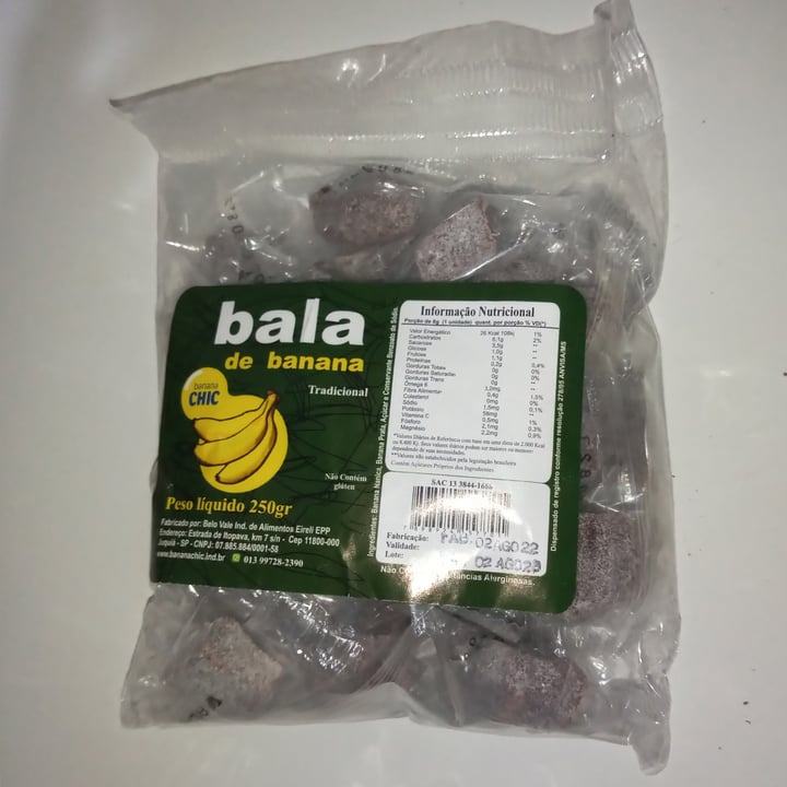 photo of banana chic Bala De Banana shared by @michelefernandes on  16 Sep 2022 - review