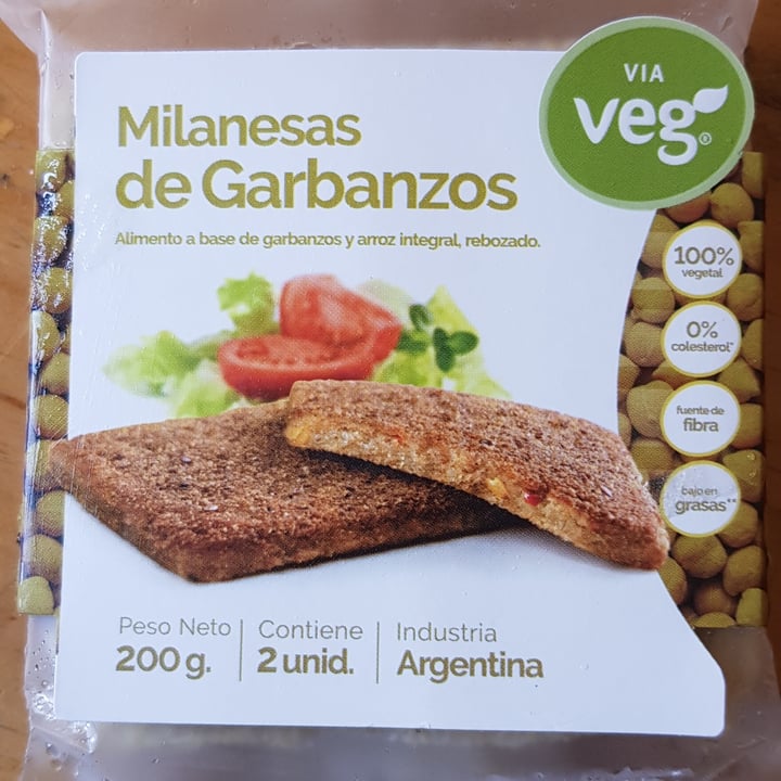 photo of Via Veg Milanesas De Garbanzos shared by @ines1989 on  16 Oct 2020 - review