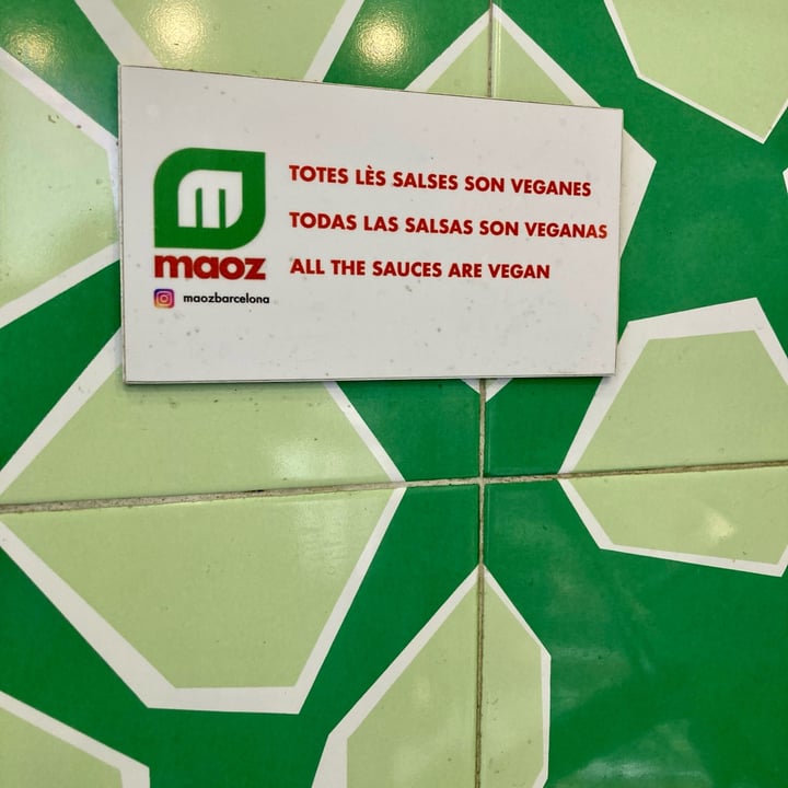 photo of Maoz Vegetarian Falafel shared by @asiayportia on  10 Aug 2022 - review