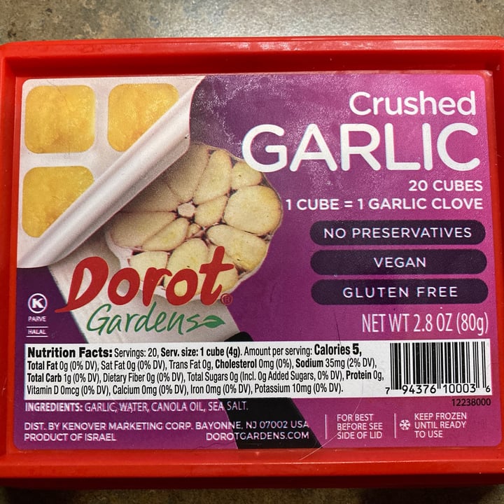 photo of Dorot Gardens Crushed Garlic shared by @compassionatekisses on  24 Jun 2021 - review