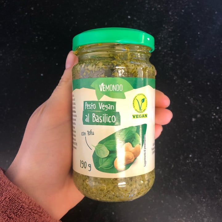 review photo of Vemondo Pesto Vegan al Basilico con Tofu shared by @soyali on 08 Apr 2022 - review