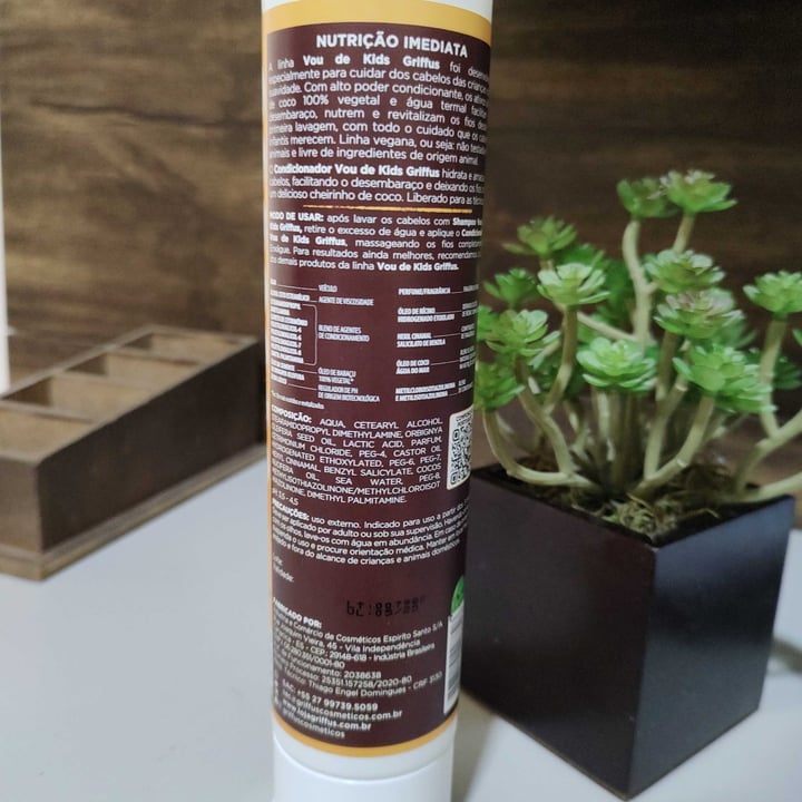review photo of Griffus Condicionador Uso Diário Coco shared by @giorgiatabachi on 24 May 2022 - review