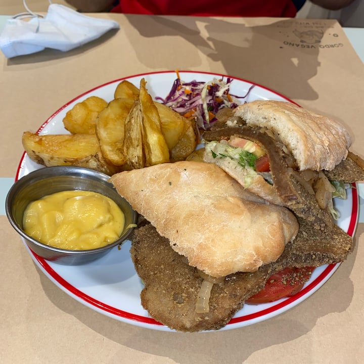review photo of Gordo Vegano Sándwich de Mila de fugazzetta shared by @inespressable on 05 Feb 2022 - review
