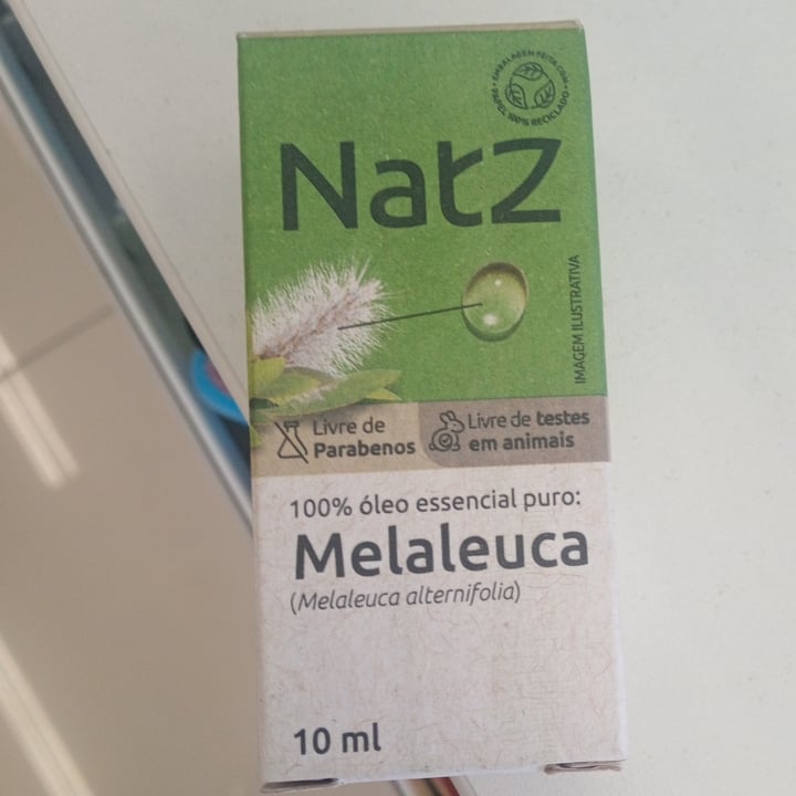 photo of NatZ Oleo Essencial Melaleuca shared by @camilaesteves on  16 Oct 2022 - review