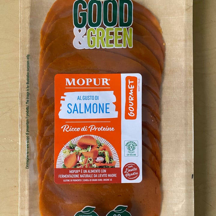 photo of Good & Green affettato al gusto salmone shared by @federicar on  15 Sep 2022 - review
