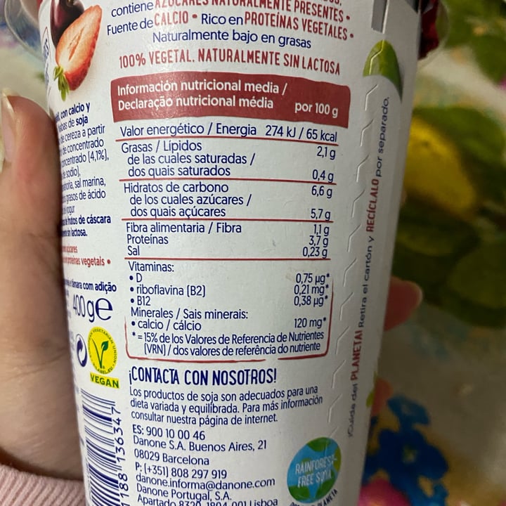 photo of Alpro Red Fruits With Dates (No Added Sugars) shared by @carmengf27 on  09 Apr 2022 - review