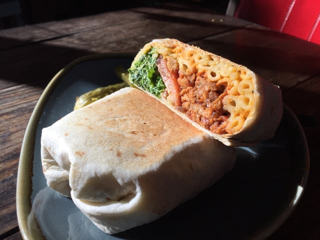 Photo of the dish “Mac n Cheeze wrap”