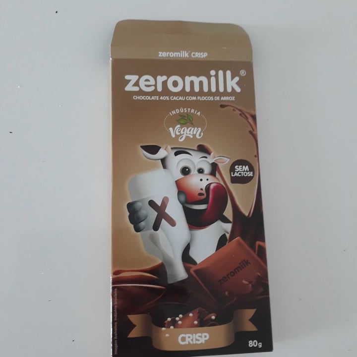photo of Zeromilk Chocolate 40% Cacau com Flocos de Arroz shared by @tatianebm on  07 Nov 2022 - review