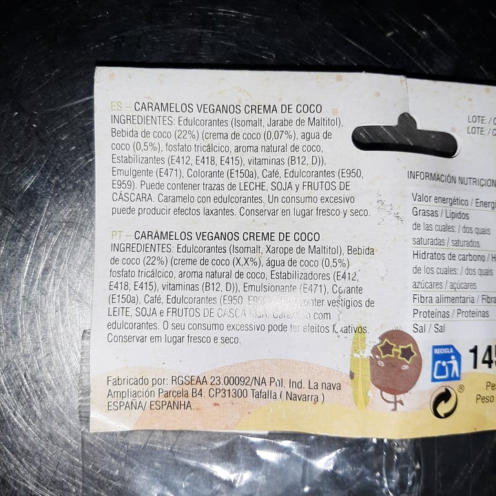 review photo of El Veggie Toffee Caramelos de Crema de Coco shared by @thebosc on 31 Jul 2021 - review