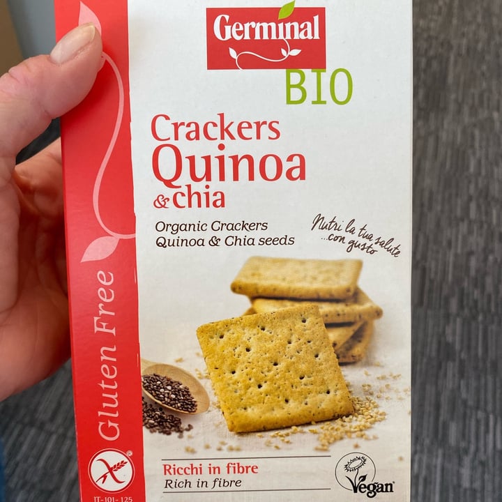 photo of Germinal Bio crackers Quinoa e Chia shared by @gloriam on  30 Mar 2022 - review
