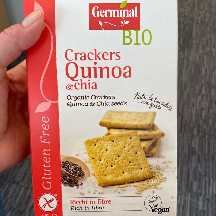 review photo of Germinal Bio crackers Quinoa e Chia shared by @gloriam on 30 Mar 2022 - review