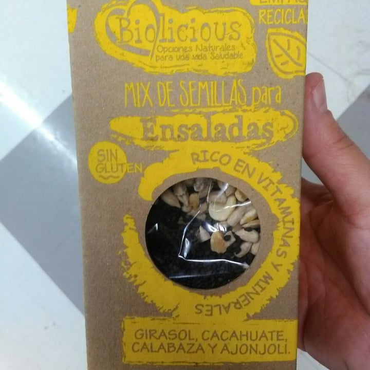 photo of Biolicious Mix de Semillas para Ensaladas (Sin Gluten) shared by @gdc on  15 Jan 2021 - review