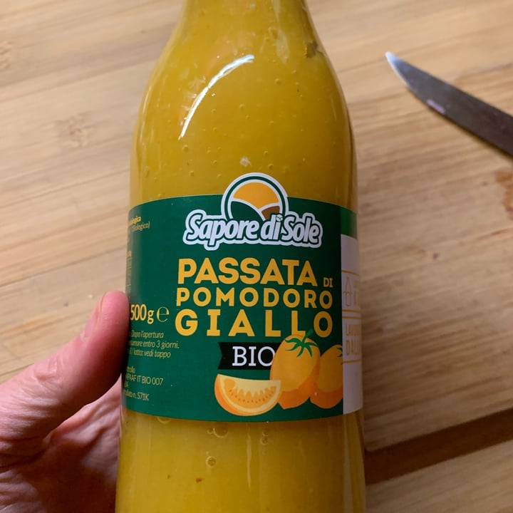 photo of Sapore di Sole Passata di pomodoro giallo shared by @sabrinadicarlo on  22 Mar 2022 - review