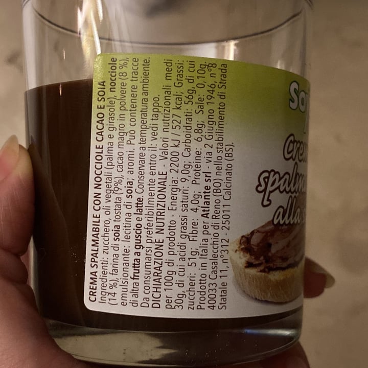 review photo of Soya life Crema Spalmabile Alla Soia Senza Glutine shared by @valesau1980 on 25 Jan 2022 - review