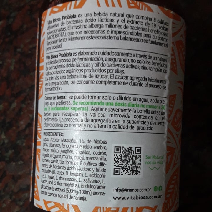 review photo of Vita Biosa Probiota Sabor Naranja shared by @solnapoli on 20 Jun 2020 - review