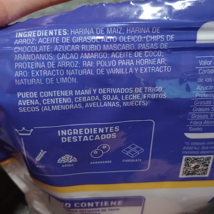photo of Alunt Natural Alunt Natural Galletitas Dulces Con Pasas De Arándanos Y Chocolate shared by @vienti-sol on  20 Oct 2022 - review