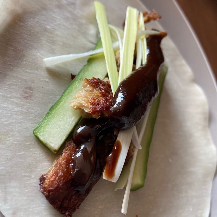 review photo of Bamboo Vegan Chinese (Delivery and Takeaway) Crispy Aromatic Mock Duck & Pancakes shared by @thediabeticvegan on 27 Apr 2021 - review