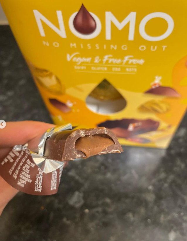 photo of NOMO Caramel Easter Egg shared by @gordonramsay on  27 Mar 2022 - review