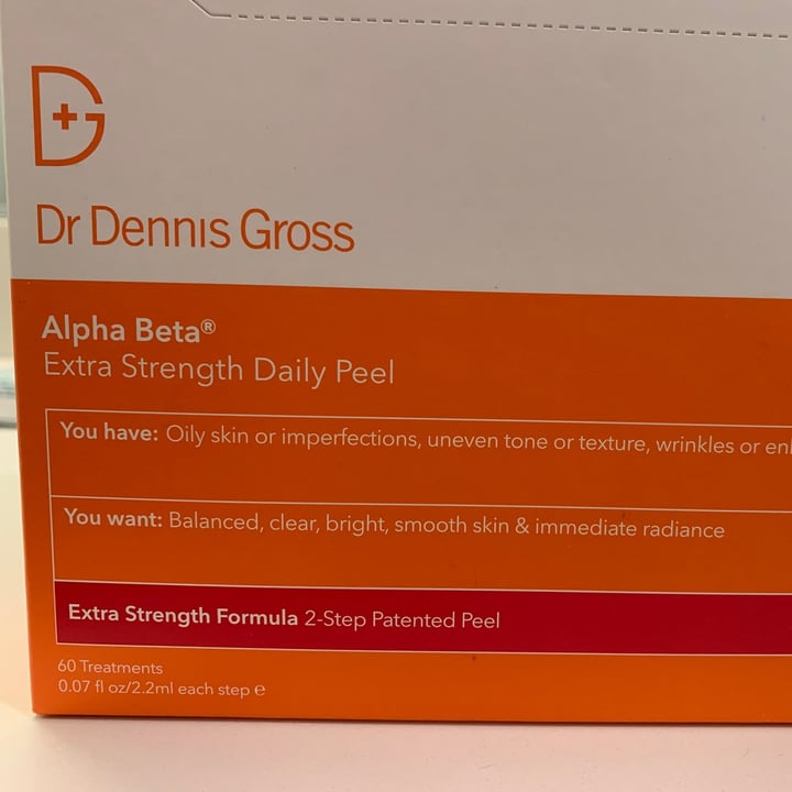 photo of Dr. Dennis Gross Alpha Beta Extra Strength Daily Peel shared by @anabella7 on  29 Apr 2020 - review