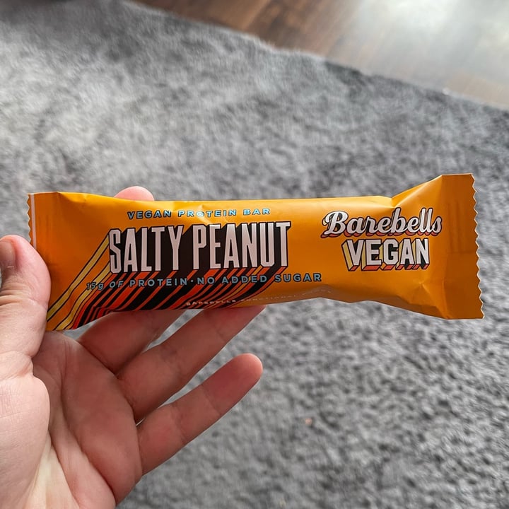photo of Barebells Vegan Salty Peanut Protein Bar shared by @anneeinhorn on  08 Jul 2022 - review