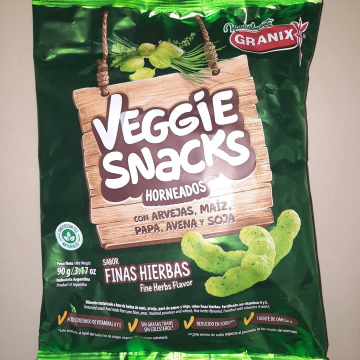 photo of Granix Veggie Snacks Horneados Finas Hierbas shared by @marleneriolo on  23 Nov 2021 - review