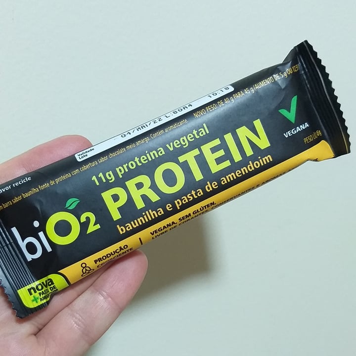review photo of biO2 Barra De Proteína Baunilha E Pasta De Amendoim shared by @andersonfcosta on 03 Aug 2021 - review