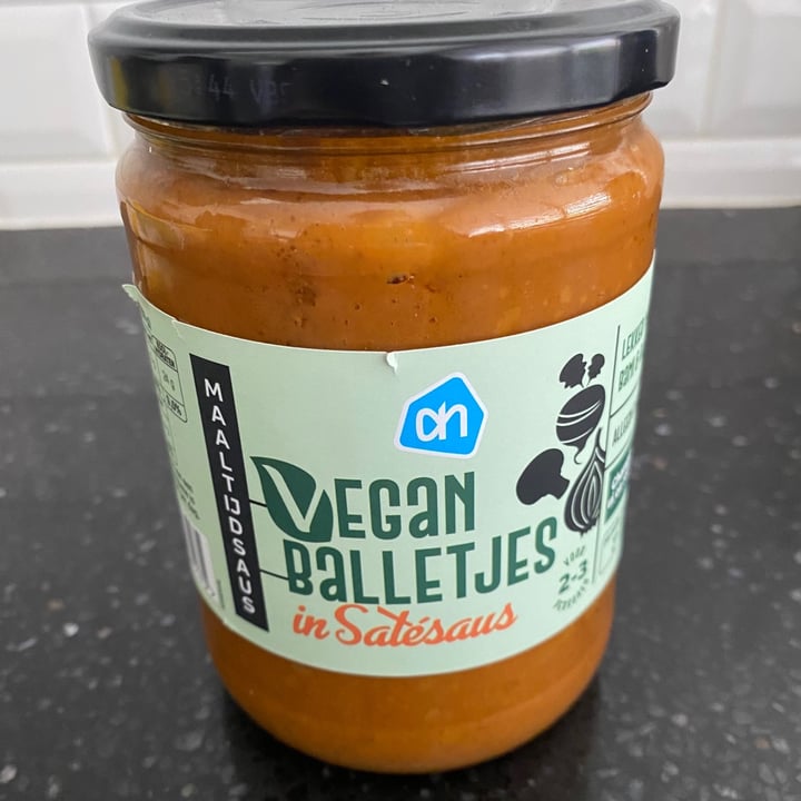 review photo of Albert Heijn AH Vegan Balletjes in Satésaus shared by @avetylea on 18 Jun 2021 - review