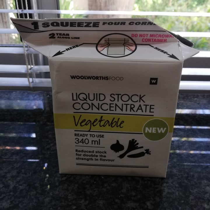 photo of Woolworths Food Liquid Stock Concentrate Stick Pack Vegetable shared by @simonel on  01 Sep 2020 - review