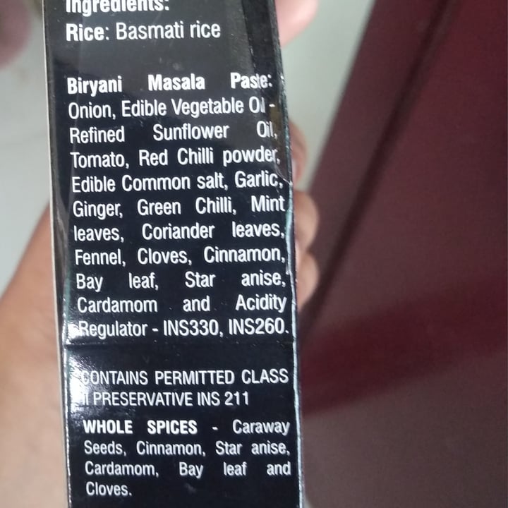 photo of Aachi Foods Chettinadu Basmati Biryani Kit shared by @anjunj on  30 Oct 2021 - review